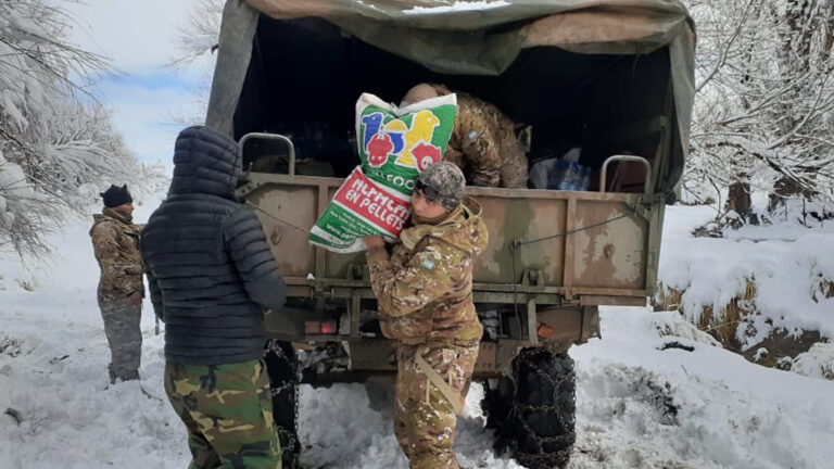 Historias mínimas: una mujer, su patrulla y las extremas nevadas durante los apoyos a la población