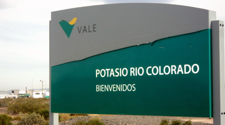 Vale indemnizará a subcontratados en Potasio Río Colorado