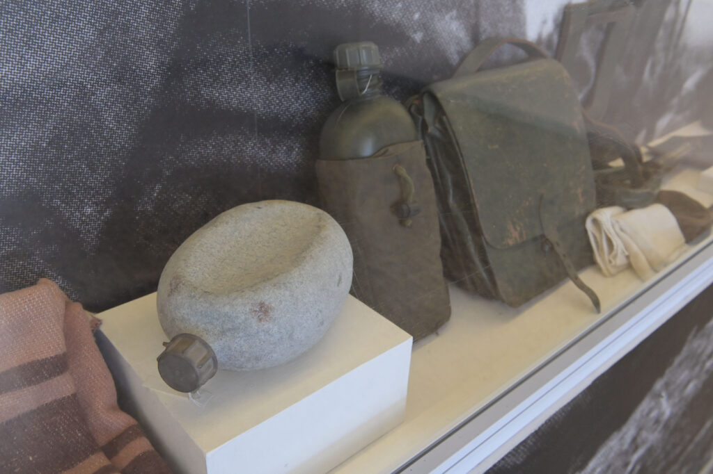 Elementos de combatientes Museo de Malvinas