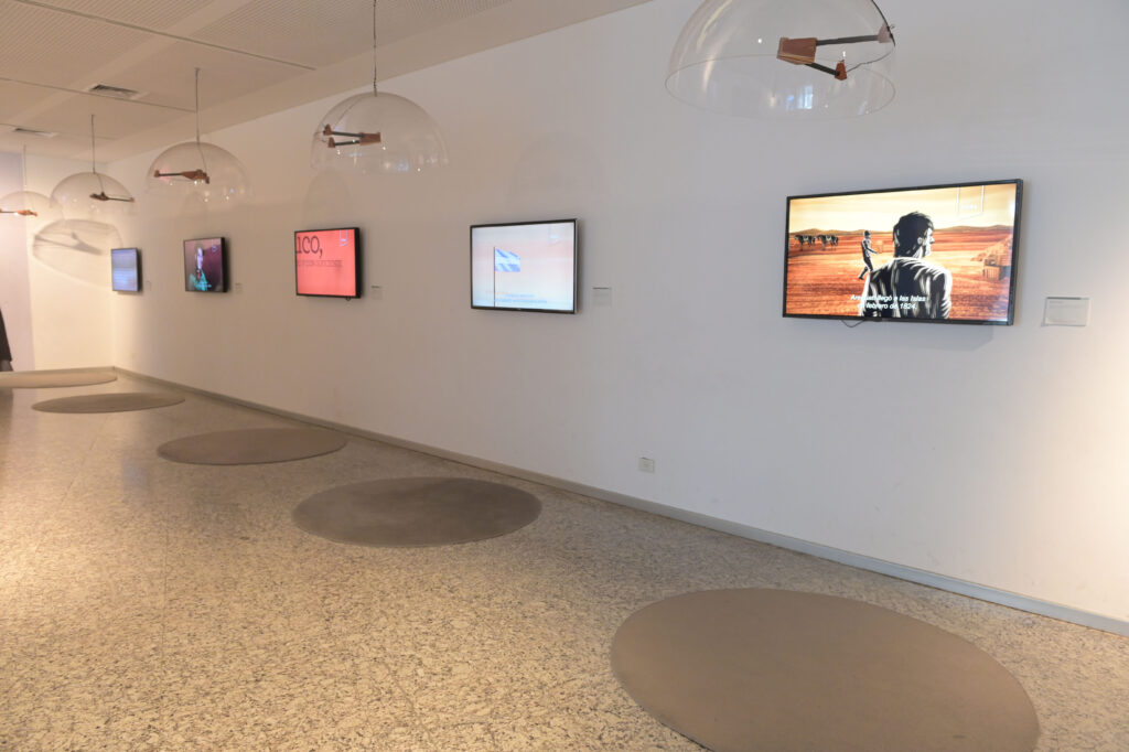 Vista general de una sala del Museo de Malvinas