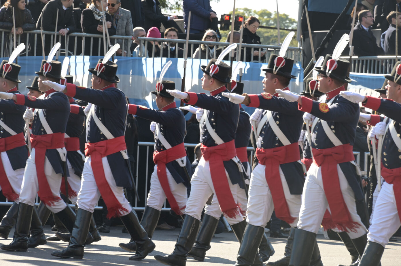 En detalle, así fue el desfile militar por el Día de la Independencia