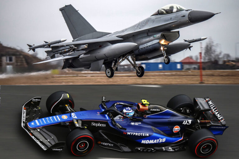 Franco Colapinto vs. F-16: quién resiste más fuerza g, ¿un piloto de F1 o uno de avión de caza? 