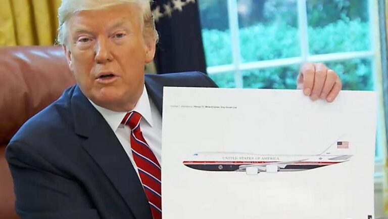 Cómo es Trump Air Force One, el avión presidencial que funciona como un búnker aéreo