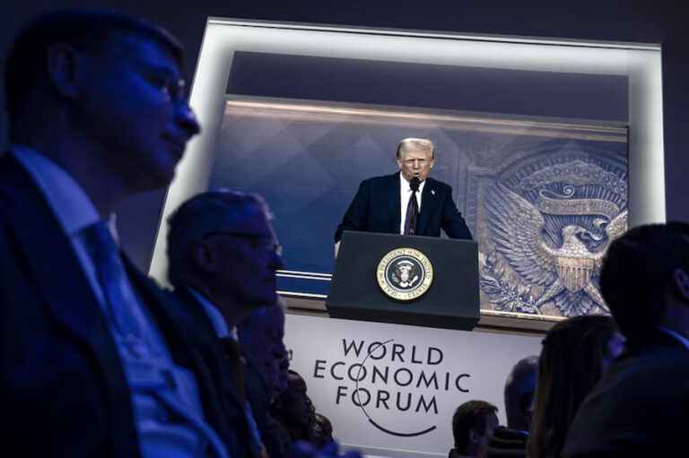 Donald Trump en Davos: aranceles, petróleo y una advertencia sobre la guerra en Ucrania