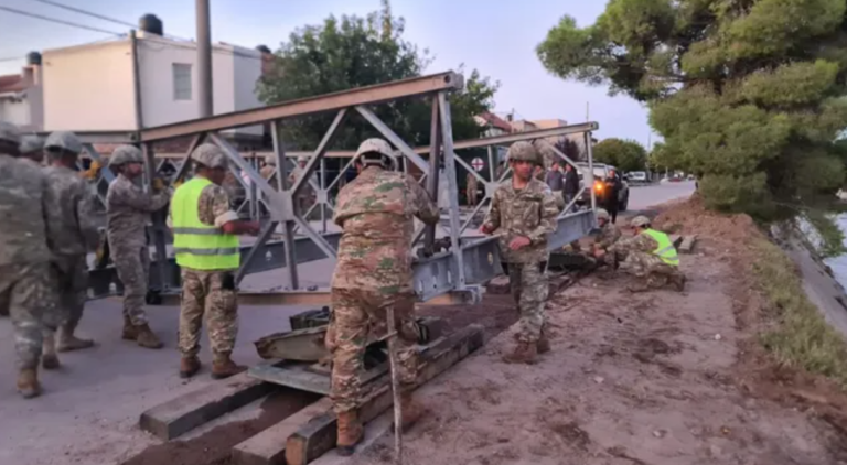 ¿Por qué el Ejército Argentino arma puentes?: el paso a paso de una misión clave en Bahía Blanca 