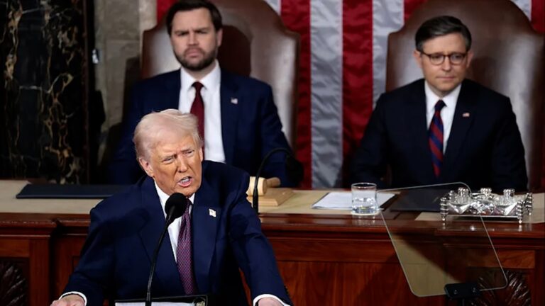Migración, la principal preocupación de Donald Trump en su discurso ante el Congreso