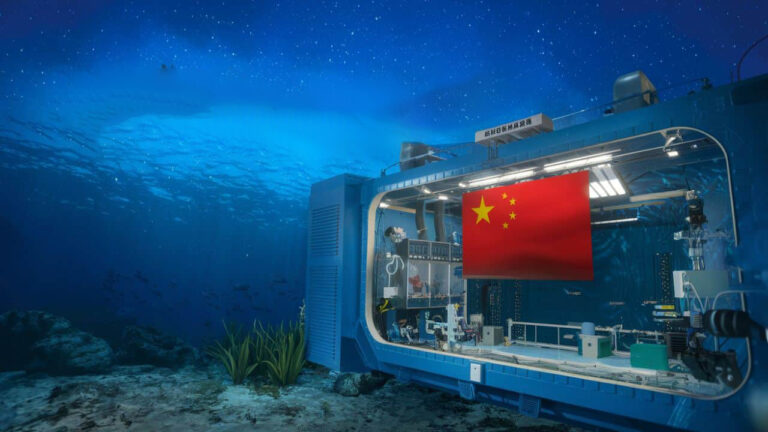 China construye una base submarina para proyectos de energía
