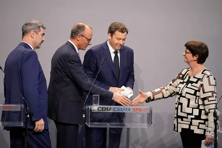 Alemania: Friedrich Merz presentó el acuerdo de gobierno con Olaf Scholtz