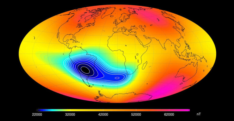 Cómo es la extraña anomalía descubierta por la NASA que afecta a la Argentina