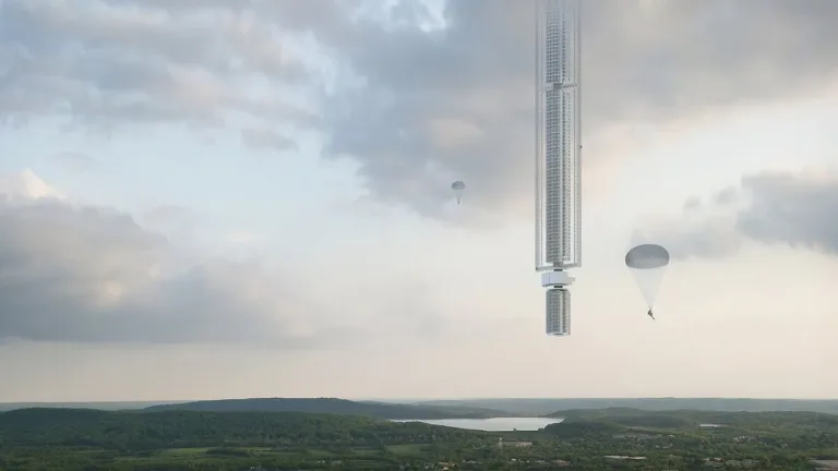 Torre Analemma: la propuesta futurista de colgar un rascacielos desde el espacio