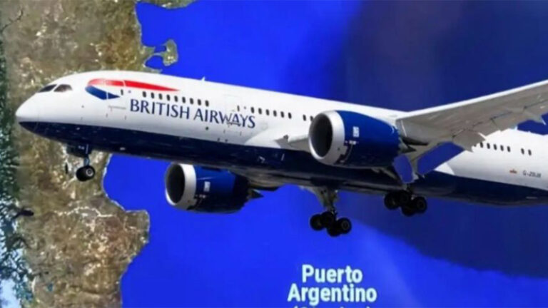 Fue, es y será Puerto Argentino: polémica en el Reino Unido por cómo British Airways nombró a la capital de Malvinas