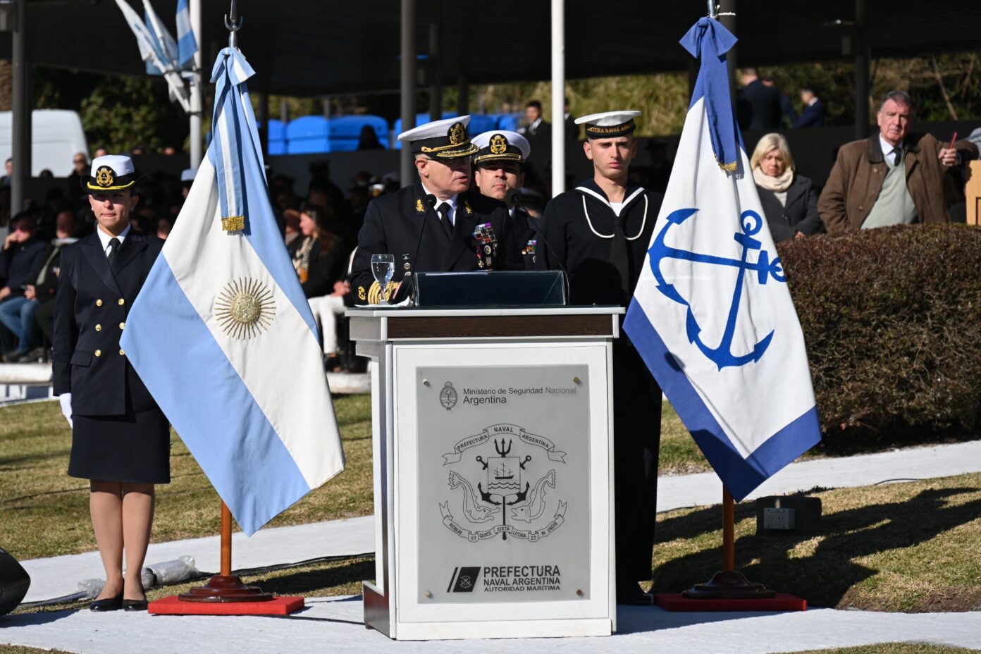 El detrás de escena del aniversario de la Prefectura Naval