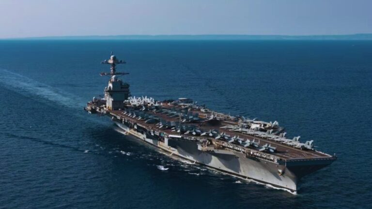USS Gerald R. Ford: el portaaviones más grande de Estados Unidos se aproxima a Venezuela
