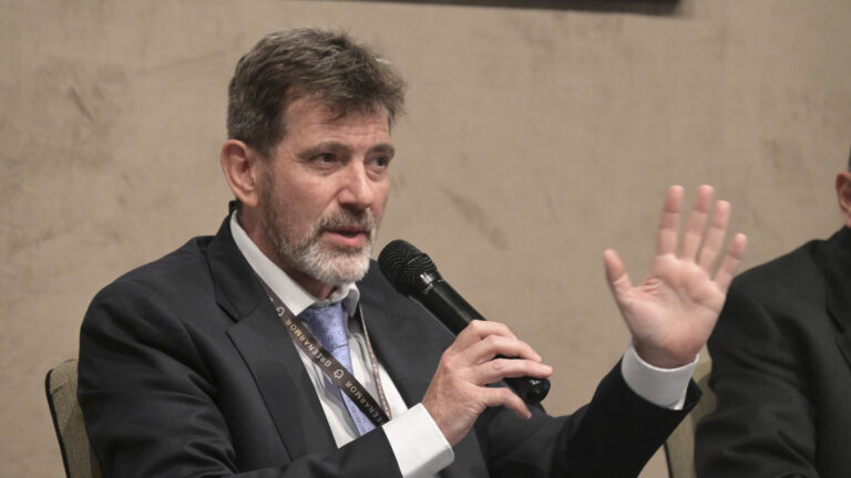 Políticas de Defensa en un mundo en guerra: Battaleme defendió el posicionamiento del Gobierno con Occidente