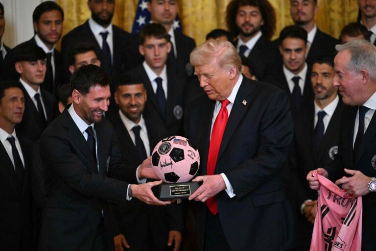 Donald Trump, Lionel Messi, fútbol y poder: cuando la política se aprovecha del deporte