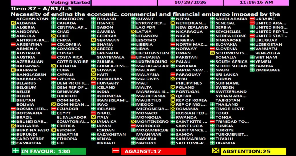 asamblea-general-embargo-cuba